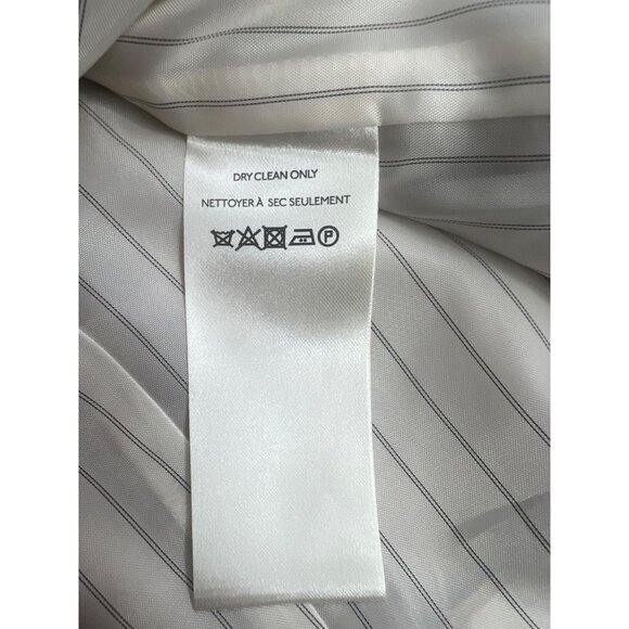 Anthropologie Maeve Beige Double-Breasted Cropped Blazer Short Sleeve Size US 14 - Picture 13 of 16